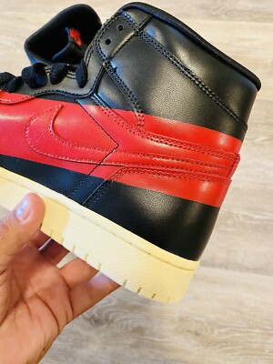 Nike Air Jordan 1 Retro High Defiant 'Couture' Black Red BQ6682