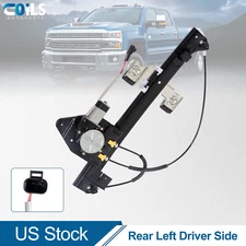 Window Regulator w/ Motor For GMC Envoy 2002-2009 Saab 9-7x 2005-2009 Rear Left