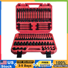 Amm 107pcs Allen Torx Bit Socket Set Hex Sae Metric Extra Long S2 Steel
