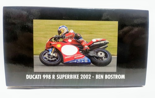 Pma Minichamps 1/12 2002 Team Lm Ducati 998 R Ben Bostrom Diecast Motorcycle - Picture 9 of 10
