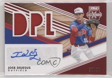 2020 Elite Extra Edition DPL Material Signatures Red 63/99 Jose Dejesus Auto 5w7