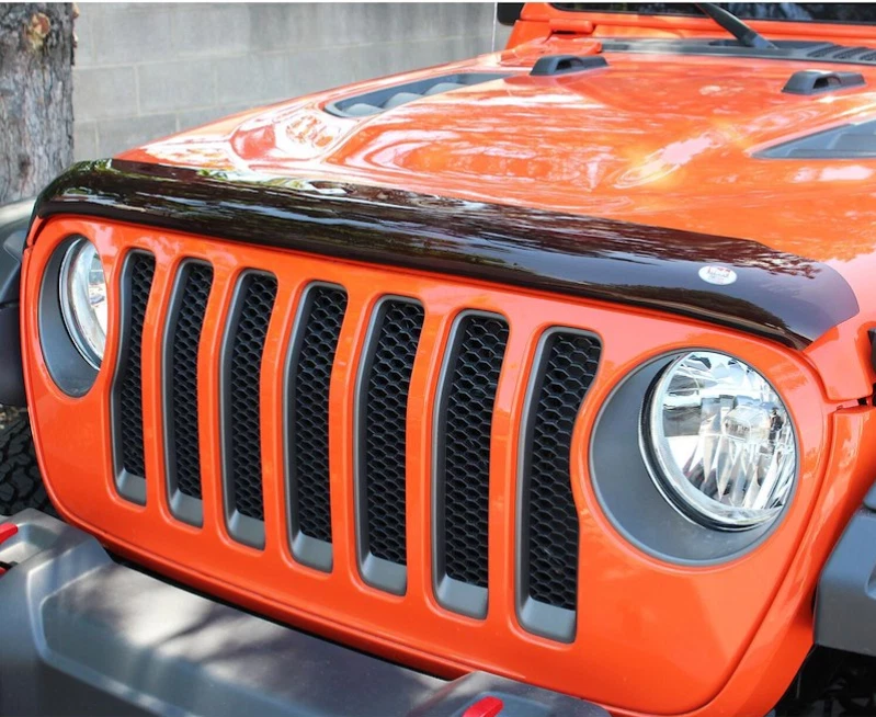 Westin Platinum Bug Shield – Jeep Wrangler JK 2007-2018 Smoke Hood Protector - Image 3 of 4
