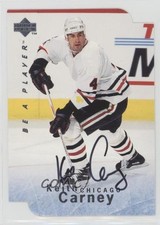 1995-96 Upper Deck Be a Player Die-Cut Auto Keith Carney #S9 Auto f7j