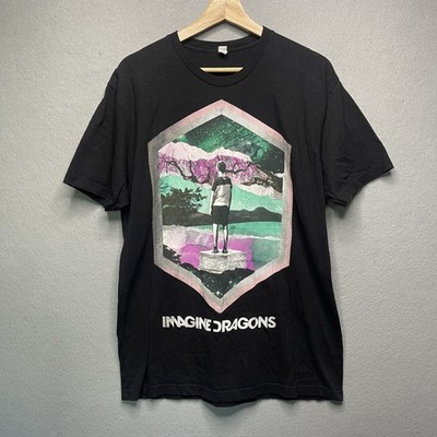 Imagine Dragons Graphic Tee Black L By Next Level Apparel