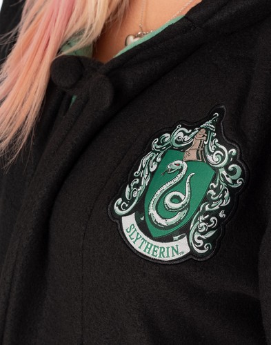Harry Potter Bata Negra Gryffindor, Slytherin, Hufflepuff, Ravenclaw Unisex - Imagen 4 de 10