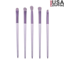 5pc Cosmetic Eye Brush Set Cruelty-Free Bristles Flawless Makeup Application New
