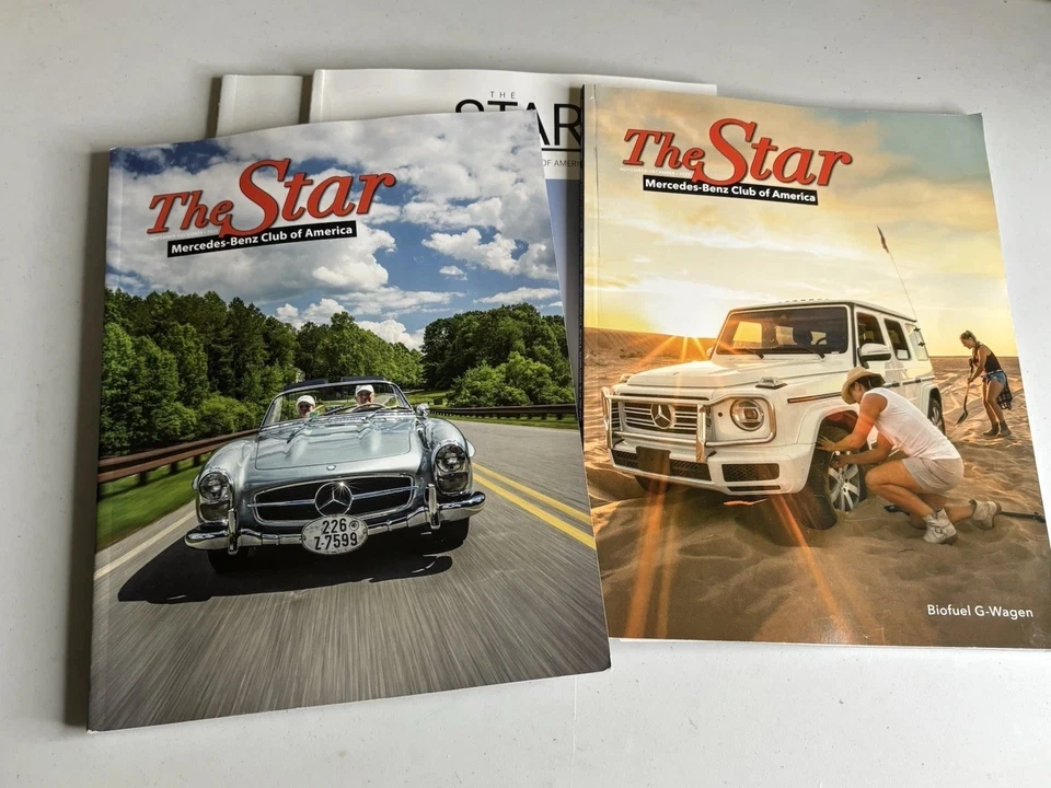 Lot x 4 The Star Magazine Mercedes-Benz Club 2020 2022 2023 2025 Auto History - Image 2 of 3