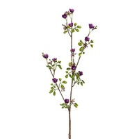 artplants Kunst BirnenblüTenzweig Snofer, Lila, 50Cm