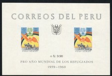 Peru Stamp C164a  - World Refugee year