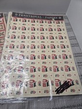 Penny royal paper country prints, houses and hearts, adorable cottage core paper