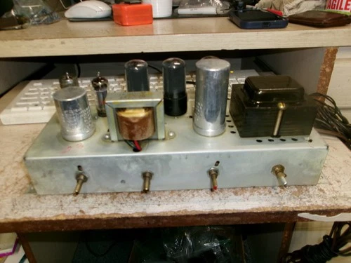 VINTAGE RCA VACUUM TUBE AMPLIFIER RS151 6V6GT PP