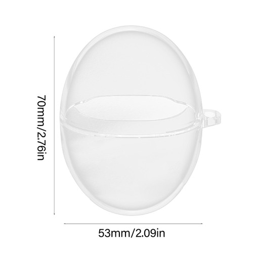 TPU Transparents Shell for 6 Earbuds Case with Carabiner Clip - Picture 8 of 8