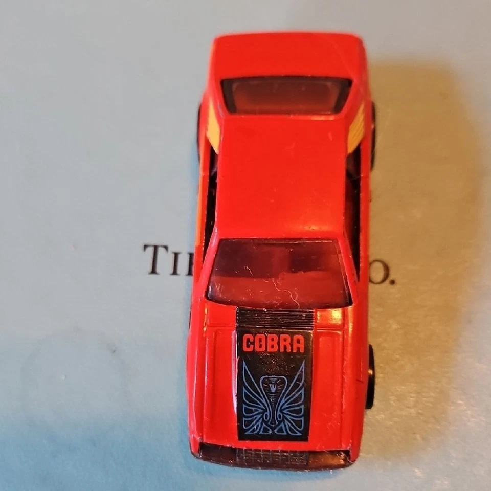 Hot Wheels 1979 Vintage Rojo Cobra Mustang The Hot Ones Blackwall Bujes Dorados Foto 3 de 4