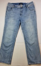 Hudson Los Angeles Women's Jeans Size 14 Blue Button/Zip Flap Pockets Stretch