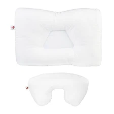 Tri-Core Cervical Neck Shoulder Support Pillow Midsize Firm, Travel Core Combo