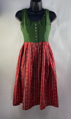 Vtg Tostmann Original Trachten Dirndl Dress Size 38 Oktoberfest German Folk