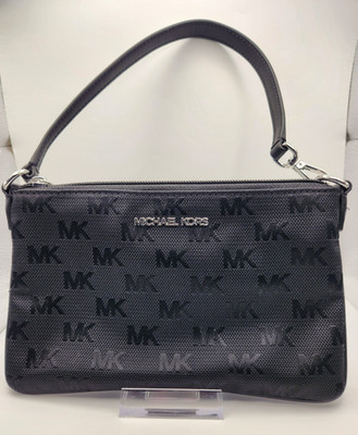 Michael Kors Black Jet Set Travel Shoulder Bag/Wristlet