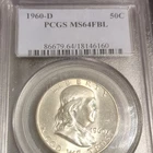 PCGS MS64FBL 1960-D Franklin Half Dollar 50C Silver Business Strike Cert#