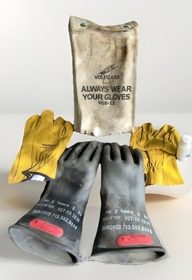 Voltgard VGB- 12 ANSI/ ASTM TYPE 1 D120 1000v Max. Gloves Included