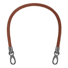 Braided Purse Strap, 25.6 Inch for Handbag Tote Making  Brown 
