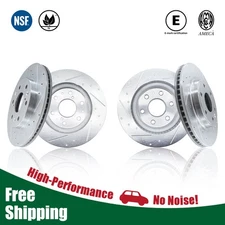 Front & Rear Drilled Disc Brake Rotors for 2007 Chevrolet Suburban 1500 Tahoe