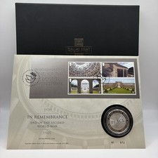 2020 Royal Mint End of WW2 Silver Proof £5 Coin - PNC Low Mintage of 750
