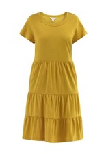Time And Tru Women’s Mango Tango Tiered Pocket Dress XS (0-2) NEW