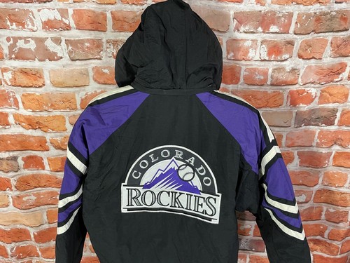 vintage Colorado Rockies Starter full zip puffer jacket - sz L - 90s coat - Picture 7 of 8
