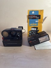Vintage Polaroid Pronto Sonar One Step SX-70 w/ Alfon flash UNTESTED