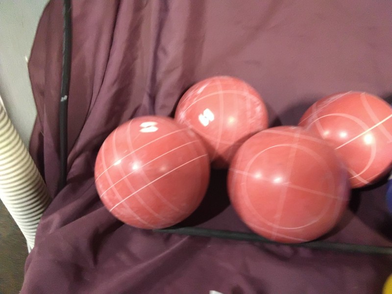 VINTAGE Sportcraft Official BOCCE BALL Set With instructions