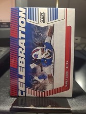 2025 Panini Score Football James Cook Celebration Gold #C-JCO - Buffalo Bills