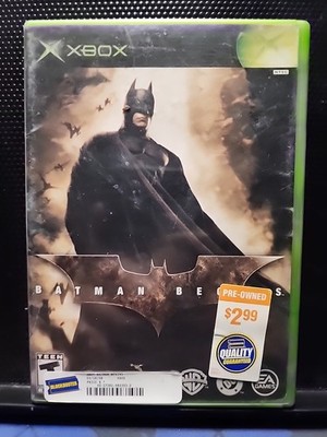 Batman Begins (Microsoft Xbox, 2005) CIB Tested And Working NO manual 
