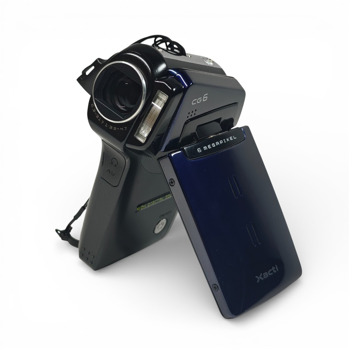 Sanyo Xacti VPC-CG6 6.0MP Camcorder Dark Blue 5x Zoom Digital