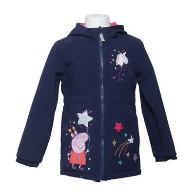Peppa Pig, Softshelljacke, Mädchen, Größe: 122, Blau/Mehrfarbig #lxq