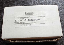 Buderus G124X32P201 ~ NG to LP Conversion Kit ~ for G124X-32 II/DI Model Boilers