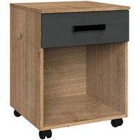 Jugendzimmer Rollcontainer Rollwagen BüRocontainer Schublade Eiche Grau Modern