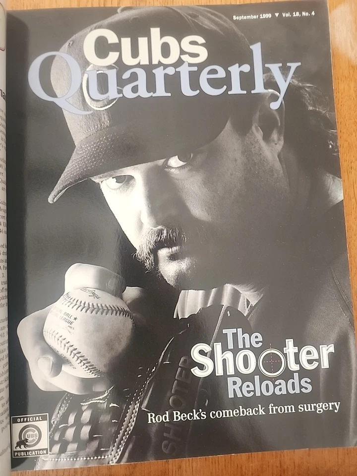Cubs Quarterly Magazine Sep 1999 Sammy Sosa Chicago Cubs MLB Vintage - Image 3 of 4