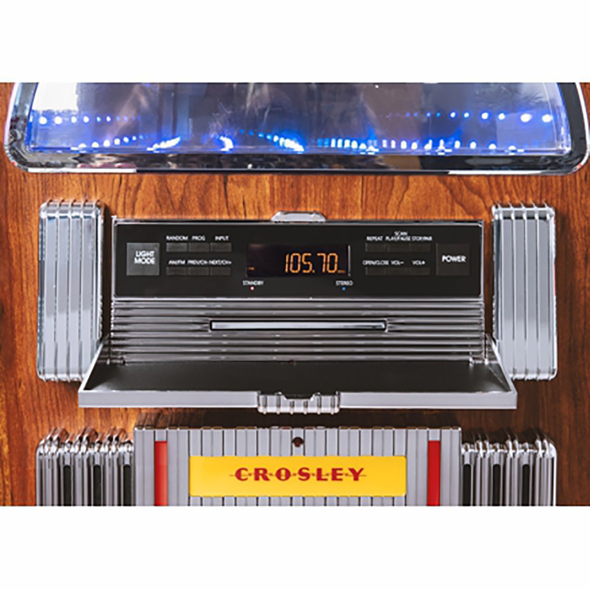 Crosley Digital LED Jukebox with Bluetooth Walnut