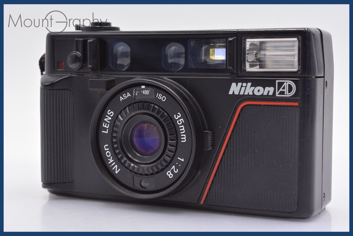 Nikon L35 AD 35mm Film Camera F2.8 Lens AA Battery Type