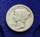 Beautiful 1917-D U. S. Mercury Dime SILVER KM 140