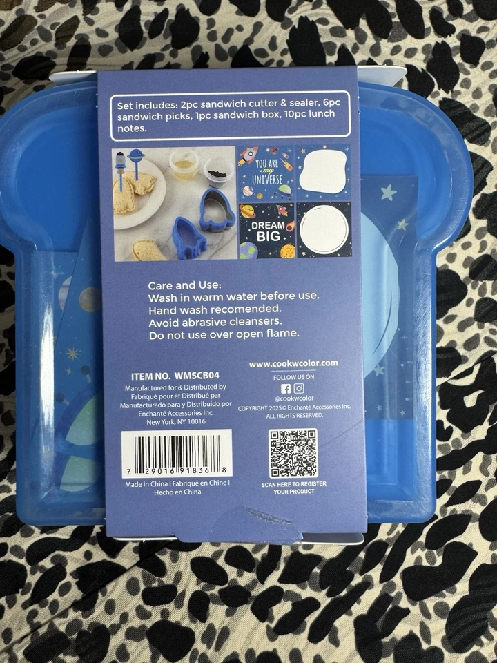 19-teiliges Sandwichschneider Lunch-Set "ROCKET" CWC Kochen mit Farbe NEU - Bild 3 von 4