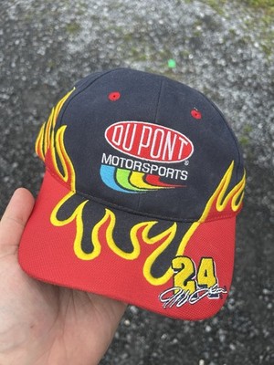Jeff Gordon Flames Nascar Racing Strapback Hat Chase Authentics 