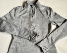Women s Spyder Active Fleece Lined Quarter-zip Medium Gray, Running, Pullover