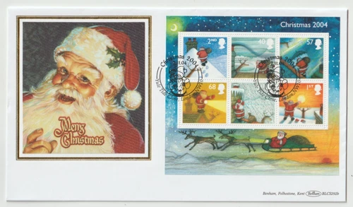 2/11/2004 UK GB FDC - Christmas 2004 - Benham BLCS292b - Yule Tide Close Special