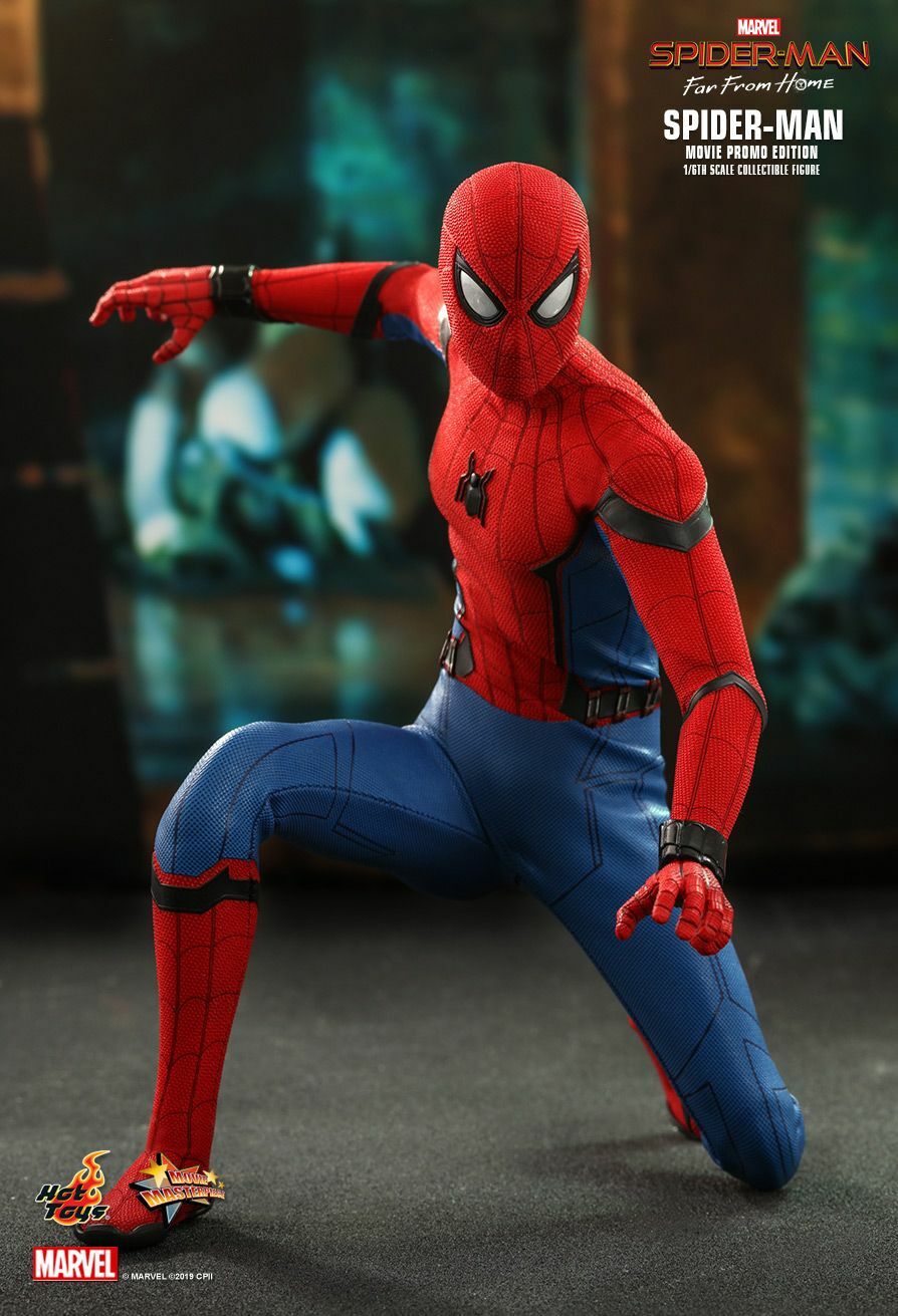 hot toys spider man far from home movie promo edition