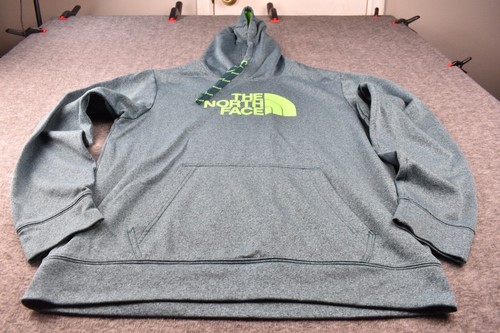 The North Face Hoodie Mens Large Green Pullover Sweater