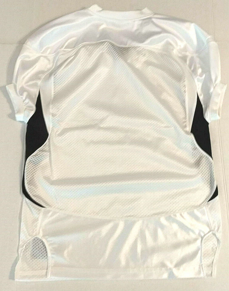 Футболка Champion Challenger с v-образным вырезом, белая/черная, Yth LG, бесплатная доставка! - Изображение 2 из 4