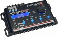 Stetsom STX2448 DSP Crossover Equalizer 4 Channel Digital Audio Processor LCD