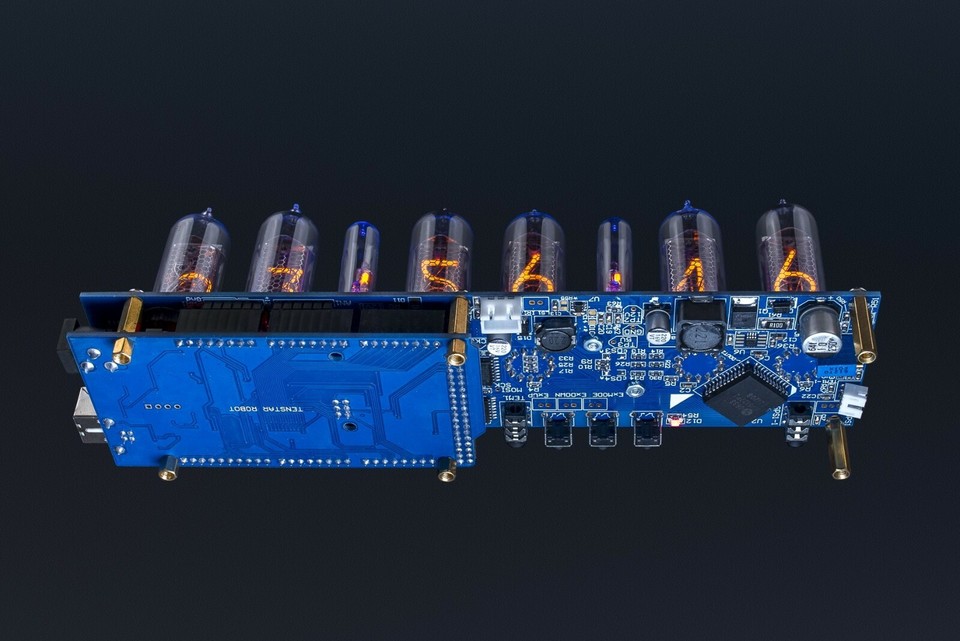 IN-14 Nixie Clock Arduino Shield NCS314 WITH TUBES COLUMNS FAST ...