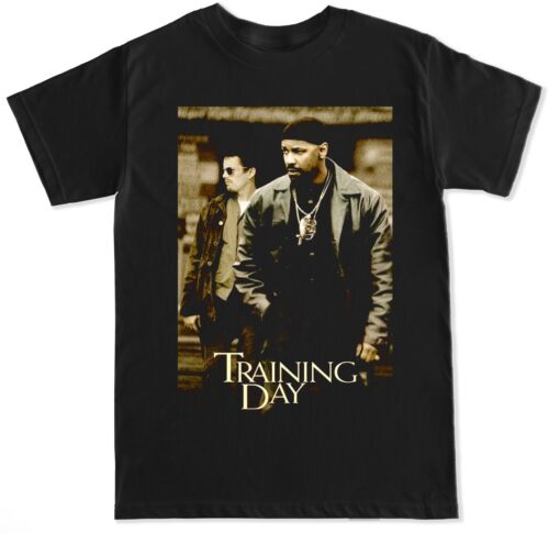 TRAIN DAY COVER CLASSIC MOVIE FILM FUNNY HIP HOP RAP LA WEST SIDE MENS T SHIRT - Picture 3 of 3